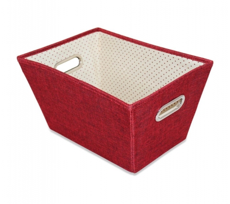 Sirocco Red Weave Storage Tote -  Small